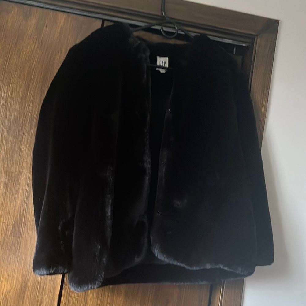 Gap faux fur coat